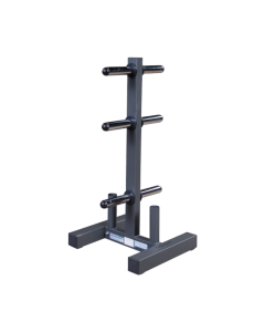 BODY-SOLID WT46 Olympic Plate Tree & Bar Holder